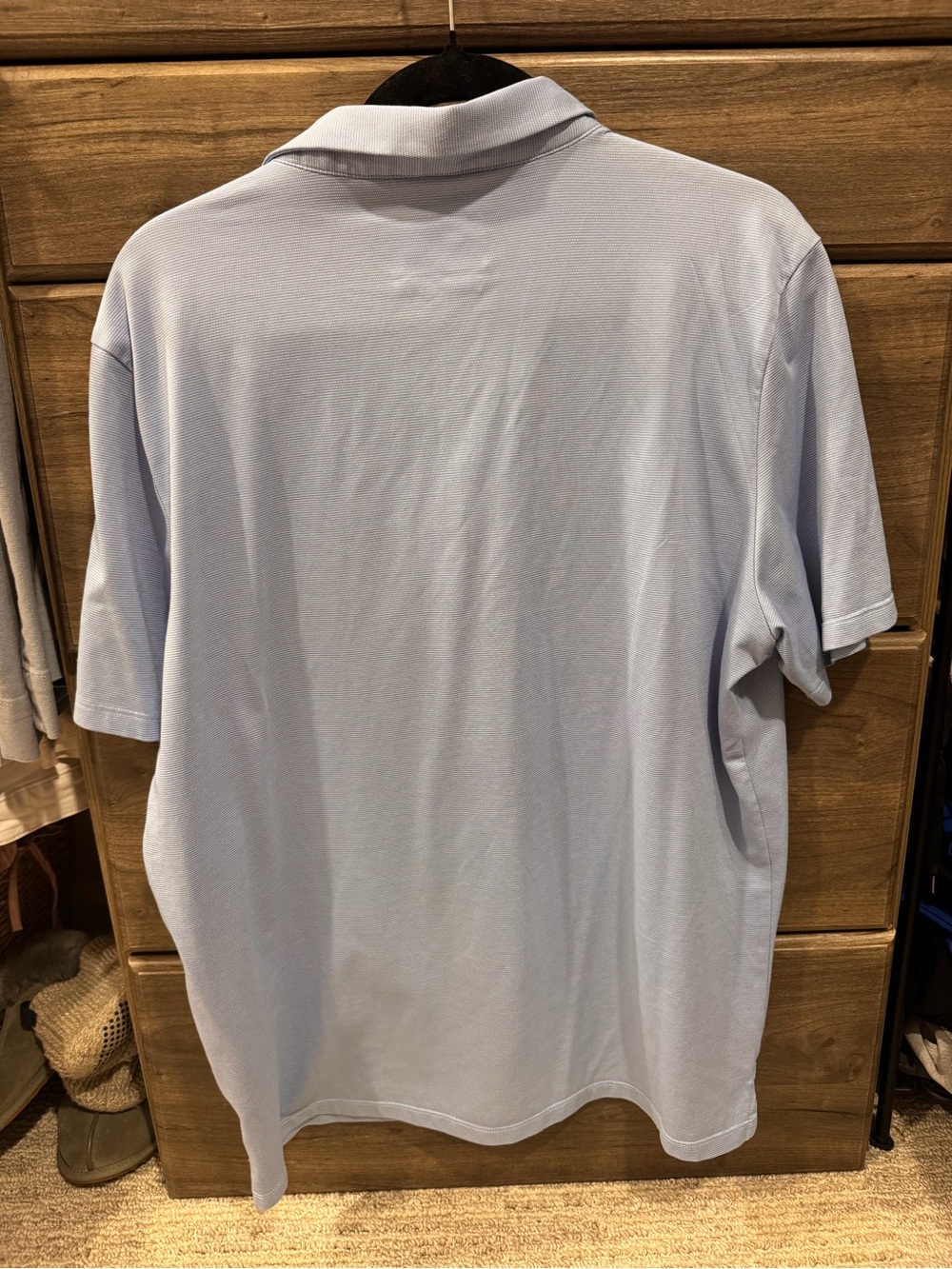 Modern Ambition Light Blue Men's Polo Shirt - Picture 3 of 3